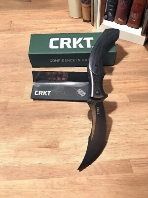 Cuchillo de machete táctico plegable CRKT para exteriores negro  Foto 1 de 4