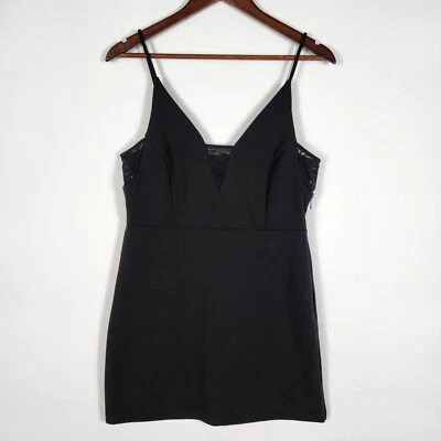 Vestido Express Para Mujer M Petite Negro Sin Mangas Mini Cremallera Lateral MP Cóctel Nuevo Con Etiquetas Foto 1 de 4