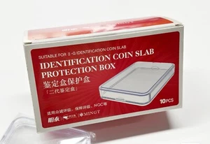 10 Pcs NGC Coin Slab Protection Box Storage Case Anti Tarnish Hairlines - Picture 1 of 3