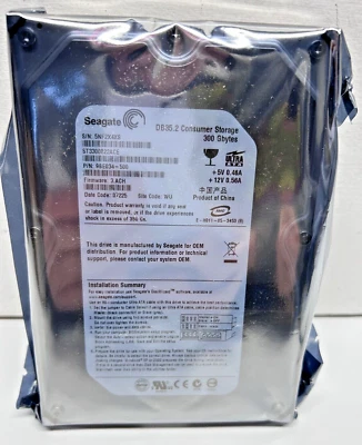 Seagate DB35.2  300 GB storage 3.5" Internal Hard Drive - Image 1 of 2
