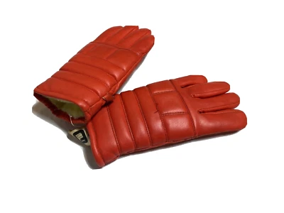 Luvas vintage Wells Lamont x Promark laranja tampão isolado pequeno quente retrô - Imagem 1 de 4