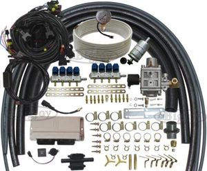 Methane CNG Gas Sequential Injection Conversion Kits for V8 8Cylinder Petrol Car - Picture 1 of 2