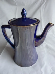Carlton Ware Coffee Pot " Royale blue " with early backstamp c. 1938 - 45 - Picture 1 of 8