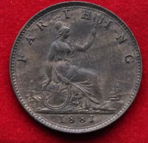 Farthing 1881 - Picture 1 of 2