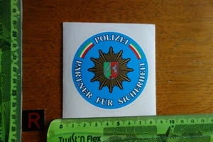 Alter Aufkleber Polizei NRW Partner für SICHERHEIT - Bild 1 von 2