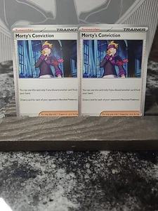 (2) Morty's Conviction 155/162 SV05: Temporal Forces - Pokemon TCG - NM/M - Picture 1 of 3