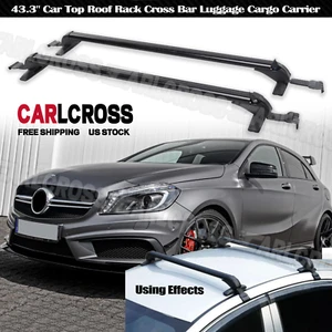For Mercedes Benz C300 C350 Roof Rack Cross Bar Luggage Cargo Carrier Aluminum - Picture 1 of 7