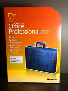 *Sealed*BrandNew 2010 Microsoft Office Professional for 3 PCs, Windows 32/64 bit