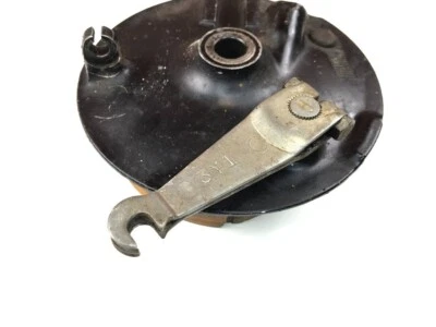 83 Yamaha XT250 XT 250 OEM Rear Brake Drum Hub Backing Plate Lever Arm 6-D - Image 1 of 4