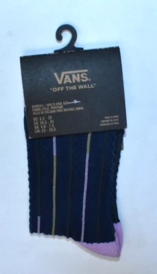 Calcetines Vans Alta Crew Gruesos Crew Jacquard Rayas Estampado Completo Niñas 6.5-10 Foto 1 de 4