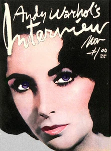 16x20" • Elizabeth Taylor• Interview Magazine Nov. 1976 • Rare, COVER ART POSTER - Picture 1 of 8