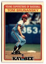 1986 Topps Kay-Bee Young Superstars of Baseball #4 Tom Brunansky NrMt-M ID:50388