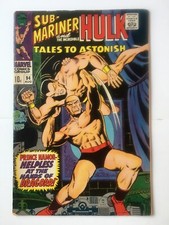 Tales to Astonish #94 FN (6.0) MARVEL ( Vol 1 1967) Hulk Sub-Mariner