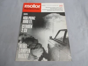 Motor Rundschau 23/1965 Citrön 2 CV, NSU Prinz, Stromlinie, K-Form - Bild 1 von 7