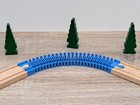 Flexible Track for wooden train track, fits Brio, Lillabo, Bigjigs etc.