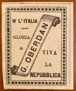 Volantino dedicato a Guglielmo Oberdan - Imagen 1 de 1