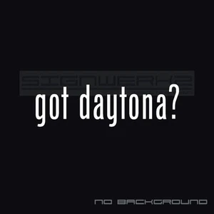 got daytona Decal Sticker Die Cut Decal Self Adhesive track US racing Pair - Bild 1 von 12