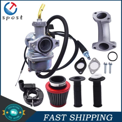 Carburador e coletor de admissão e filtro de ar para Honda CRF70F 2004-2012 XR70R 98-03 - Imagem 1 de 4