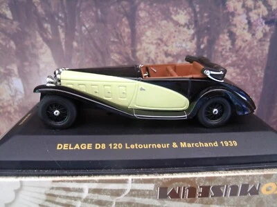 1/43  Ixo museum 1939 Delage D8 120 Letourneur MUS010 - Image 1 of 3