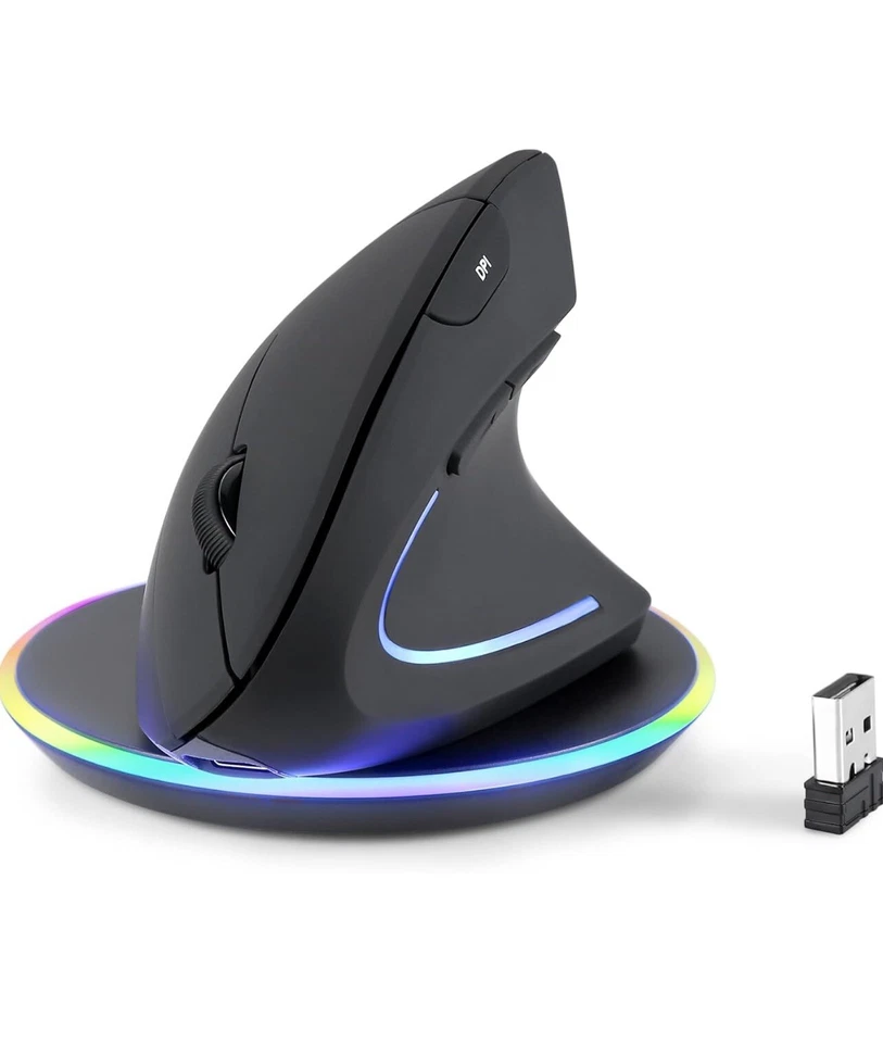 perixx PERIMICE-713RX Wireless Rechargeable Vertical Mouse P2 - Image 1 of 4