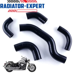 For 1995-2006 Kawasaki Vulcan 800 VN800 Silicone Radiator Hose Kit - Picture 1 of 9