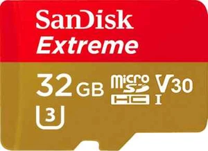 Sandisk Scheda di Memoria MicroSDHC 32 Gb Video Class V30 SDSQXAF-032G-GN6AA - Foto 1 di 1