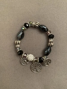 Bracciale Elastico Charms Argento - Foto 1 di 1