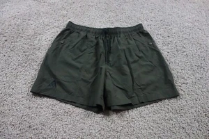 Nike ACG Shorts Womens Large Green Athletic Drawstring Snap Pockets Outdoors - Picture 1 of 12