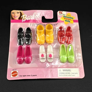 Barbie Shoes - Mattel "Little Extras" For Older Flat Foot Poseable Doll  #68715 - Picture 1 of 6