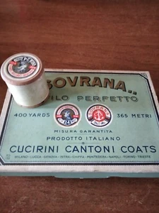 Filo Per Cucire Sovrana N°24 12 Rocchetti Bianco 365 Metri - Foto 1 di 3