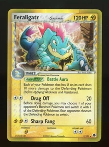 Pokemon Dragon Frontiers Feraligatr 2/101 Holo Rare - Bild 1 von 7