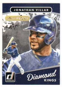 2017 Donruss Baseball Diamond Kings Artist Proof /10 #16 Jonathan Villar Brewers - Picture 1 of 1