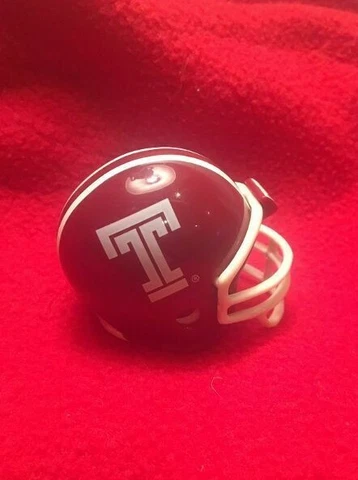 Riddell Pocket Pro football helmet Temple Owls TRADITIONAL style Cover