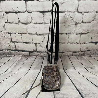 Bolso Bandolera Aimee Kestenberg Just Saying Stadium Cartera Cuero Estampado Serpiente Foto 1 de 4