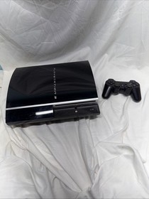 Sony PlayStation 3 PS3 Fat CECHL01 80GB Console Tested Working Black