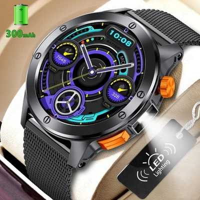 Bluetooth Call Smart Watch for Men Heart Rate Waterproof Sports Fitness Tracker - Image 1 of 4