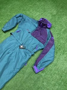 Columbia Skianzug Einteiler Schneeanzug Snow Bib Snowboard Overall Vintage Herren Large - Bild 1 von 7