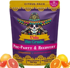 ELECTROLYTES FOR PARTY RECOVERY | 3200MG ELECTROLYTES FOR RAPID HYDRATION - Picture 1 of 7