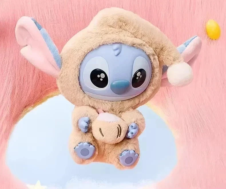 Nuevo MINISO Stitch Eat Something Before Sleep Serie Figura Vinilo 1ª Copia Maestra Foto 1 de 4