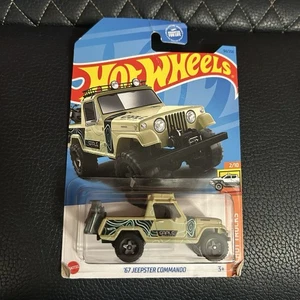 2021 Hot Wheels 1967 Jeepster Commando Tan 94/250 HW Hot Trucks 2/10 - Picture 1 of 3