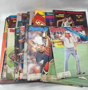 Vintage 70er Jahre Sport Illustrierte Zeitschrift großes Lot von 29 Ausgaben kostenloser Versand - Bild 1 von 15