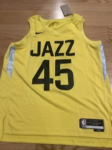 Nike NBA Utah Jazz Donovan Mitchell Swingman Jersey Icon Edition Gold XL DN2024 - Picture 1 of 7