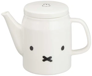 Dick Bruna "Miffy Simple Face" Miffy Teapot 400ml White 401110 - Picture 1 of 3