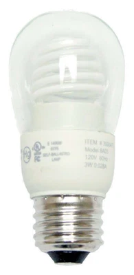 4 Pack of 3 Watt 2700K 82CRI Dimmable S14 CFL Light by Ushio #3000475 - Image 1 of 4