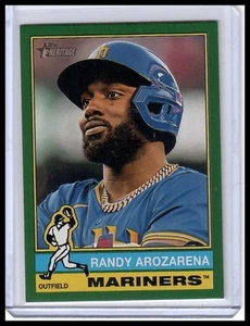 2025 Topps Heritage #44 Randy Arozarena Dark Green - Picture 1 of 2