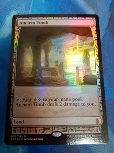 MTG Ancient Tomb English Foil EXP Expedition No.PM714 - Picture 1 of 10