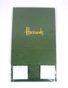 Sealed Genuine Harrods Gift Box Green with Ribbon 9.5 x 25.5 x 25.5cm - Picture 1 of 5