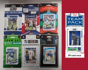 Donruss New York Giants Team Sets 2024 2023 2021 2020 2016 2015 + Multiyear Pack - Picture 1 of 3