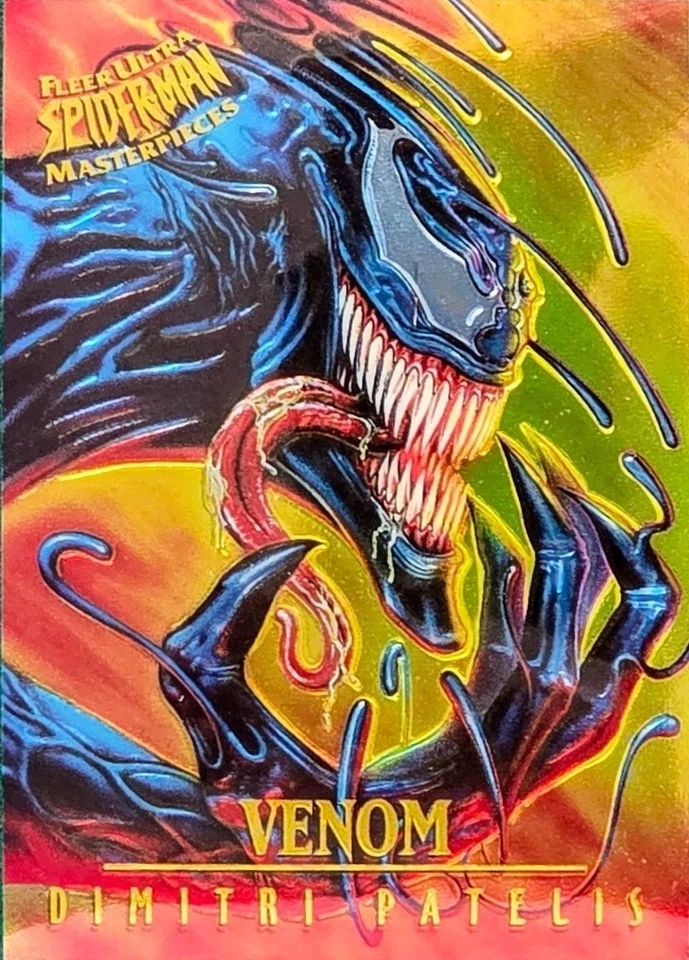 1995 Fleer Ultra Spider-Man Masterpieces Dimitri Patelis #8 VENOM CARD - Image 1 of 1