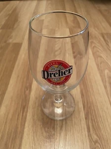 Birra Dreher Beer Glass Tulip Goblet Vintage Rare Calici 52cl x 2 - Picture 1 of 5